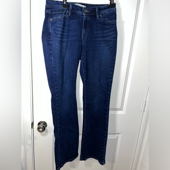 Levi’s Women’s 529 Curvy Bootcut Dark Wash Pockets Casual Stretch Jeans Sz 12 - Picture 1 of 10